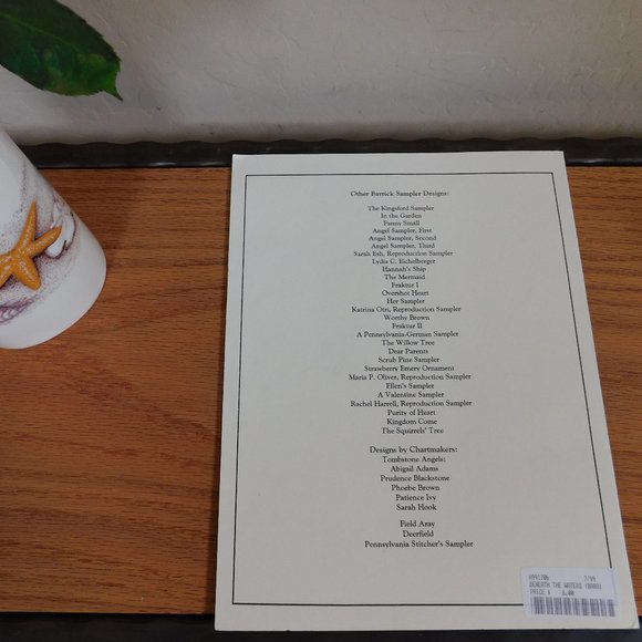 Beneath The Waters Noah cross stitch Barrick Samplers lobster seahorse turtle - Picture 5 of 10